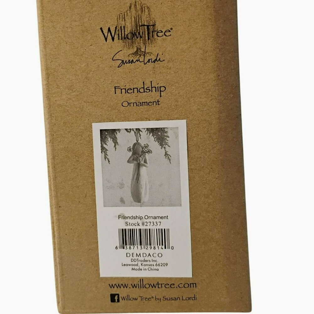 Willow Tree Friendship Ornament #27337 by Susan Lordi, Gift for Girl Friend NEW - Picture 5 of 11